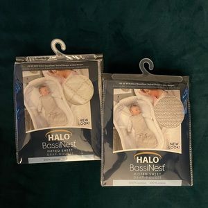 Halo BassiNest Cotton Fitted Sheet Set